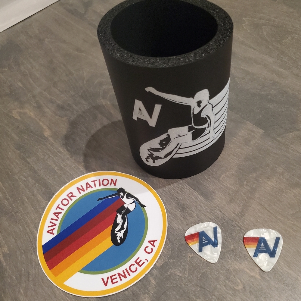 Aviator Nation Coszi, Guitar Pic, Sticker